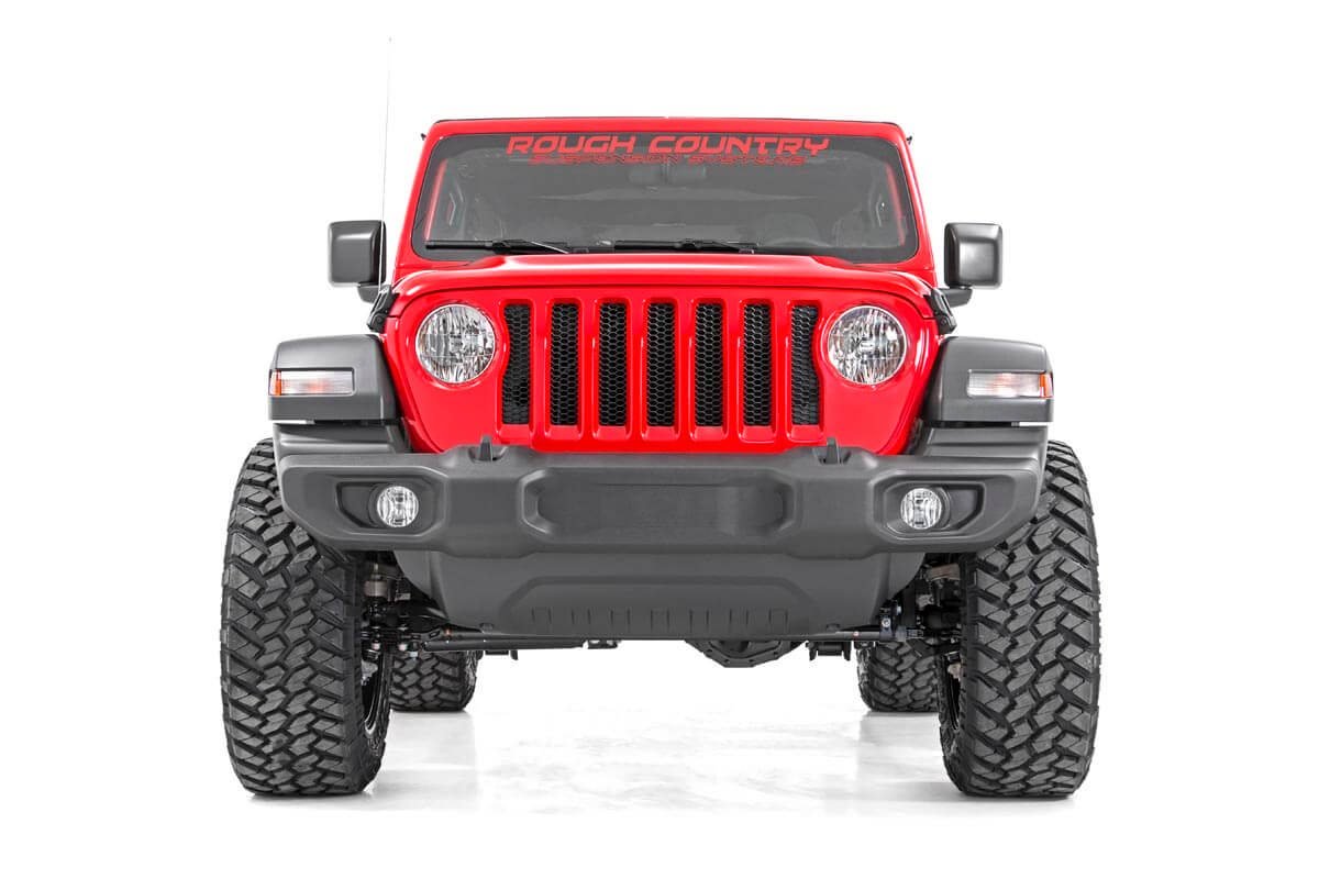 Rough Country | Lift Kits | 2.5 Inch Jeep Suspension Lift Kit 18-20 Wrangler JL 2/4 Door No Shocks Rough Country | 67700