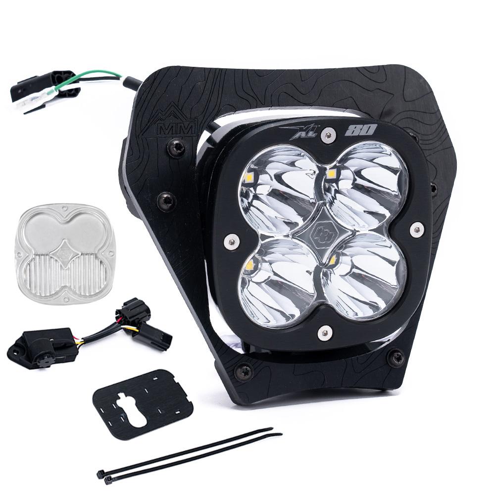 Baja Designs | Headlight Kit | KTM XL80 D/C Headlight Kit w/ Dimmer 2024 450 XCF-W 350 XW-F 500 XW-F Spot Clear | 677103