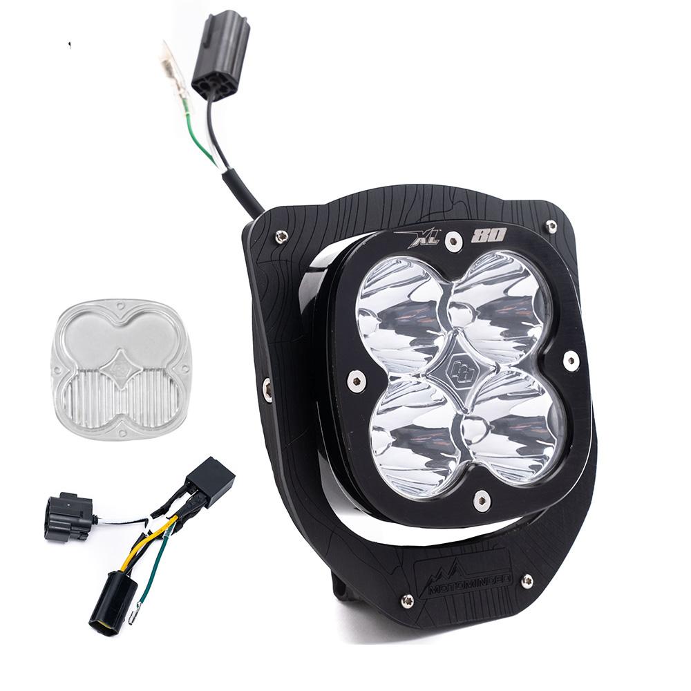 Baja Designs | Headlight Kit | Husqvar XL80 D/C Headlight Kit w/ Hi-Low Harness 2024 FE 350S FE 501S Spot Clear | 677105