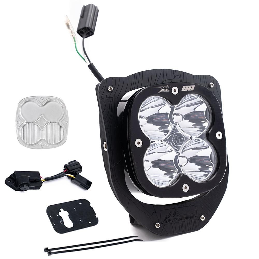 Baja Designs | Headlight Kit | Husqvar XL80 D/C Headlight Kit w/ Dimmer 2024 FE350W FE 501W FE 450 Spot Clear | 677107