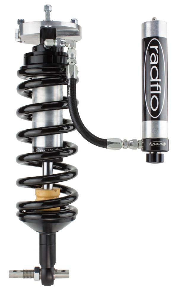 RADFLO |OE Replacement 2.5 Inch Front Coil-Over Kit Dodge Ram 1500 2010+ W/ Remote Reservoir & Compression Adjuster Radflo Suspension|6CD-001-0A