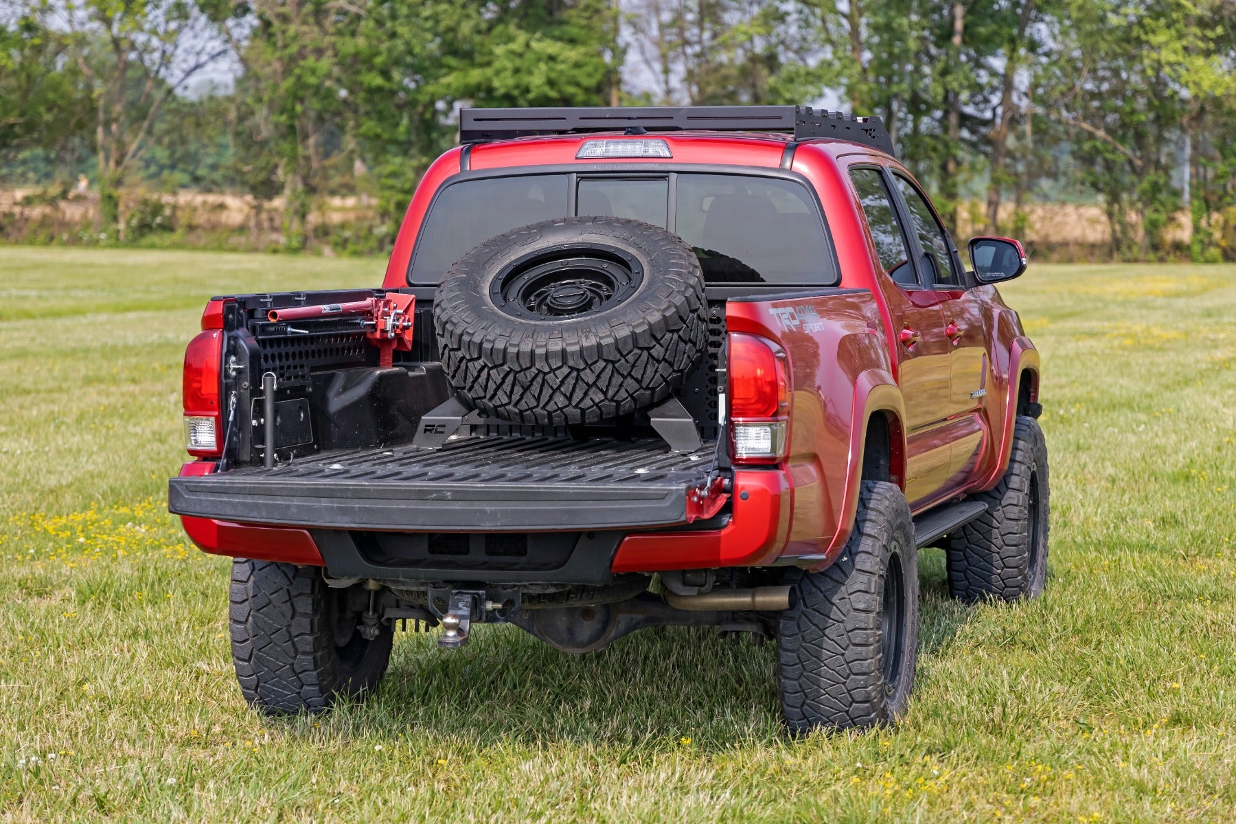 Rough Country | Spare Tire Carrier | Bed Mount Spare Tire Carrier Toyota Tacoma 2WD/4WD (16-23) Rough Country | 73110