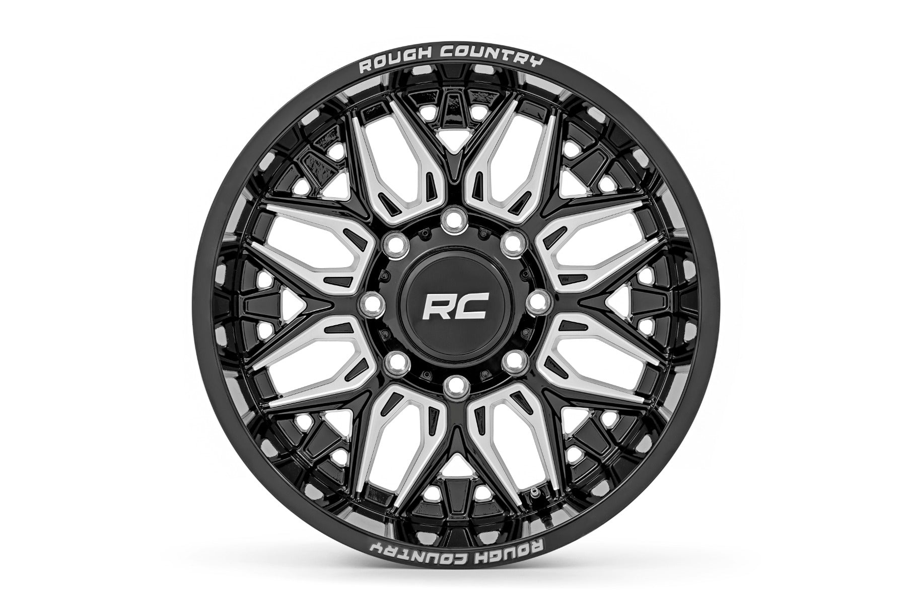 Rough Country | Wheels | 86 Series Wheel One-Piece Gloss Black 20x10 8x170 -19mm Rough Country | 86201011