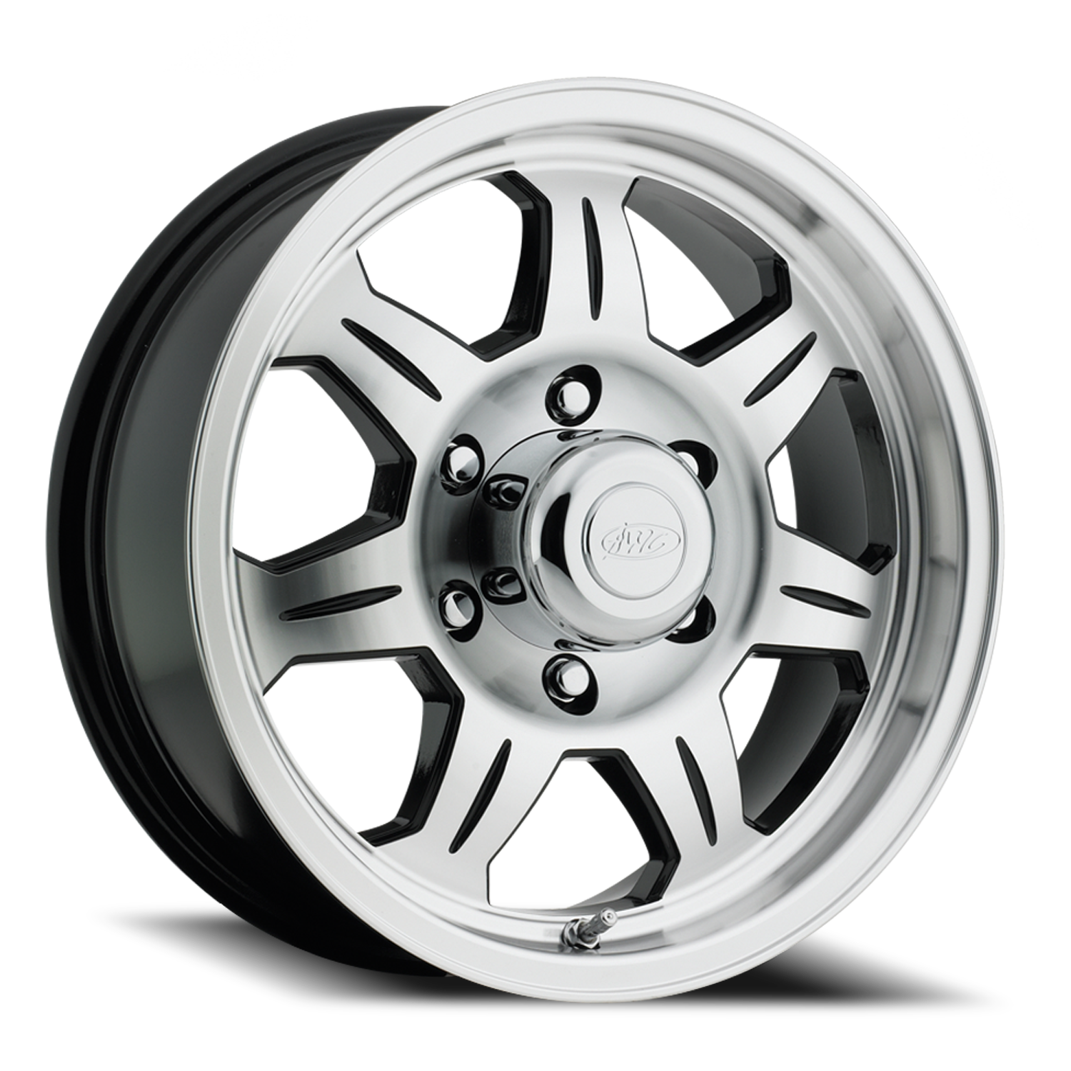 RACELINE | Aluminum Wheels | Aluminum Wheels 12x4 Element Trailer 870 Machined Face Black 0 Offset 5 on 114.3 Bolt Pattern 81 Bore Raceline | 870-24012