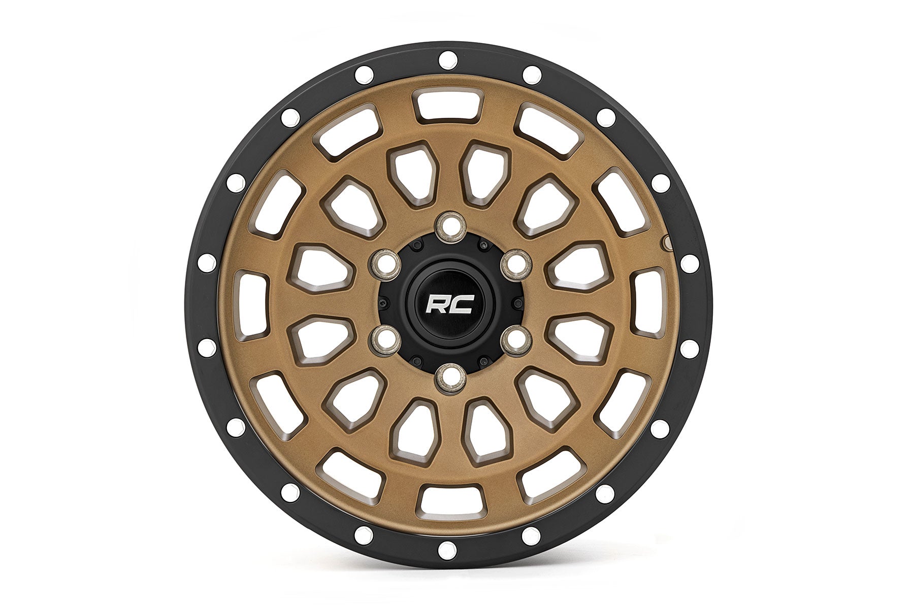 Rough Country | Wheels | 87 Series Wheel Simulated Beadlock Bronze/Black 17x8.5 5x4.5 +0mm Rough Country | 87170913