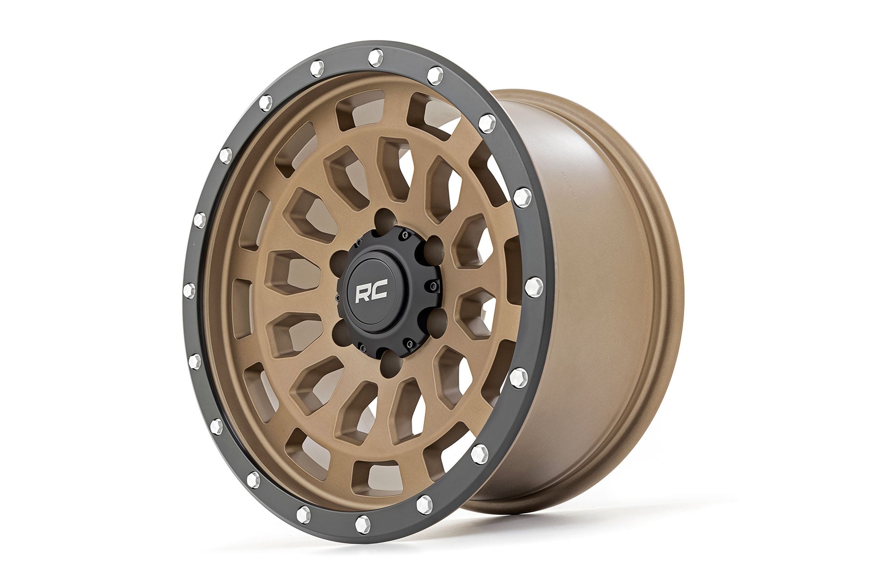 Rough Country | Wheels | 87 Series Wheel Simulated Beadlock Bronze/Black 17x8.5 5x4.5 +0mm Rough Country | 87170913