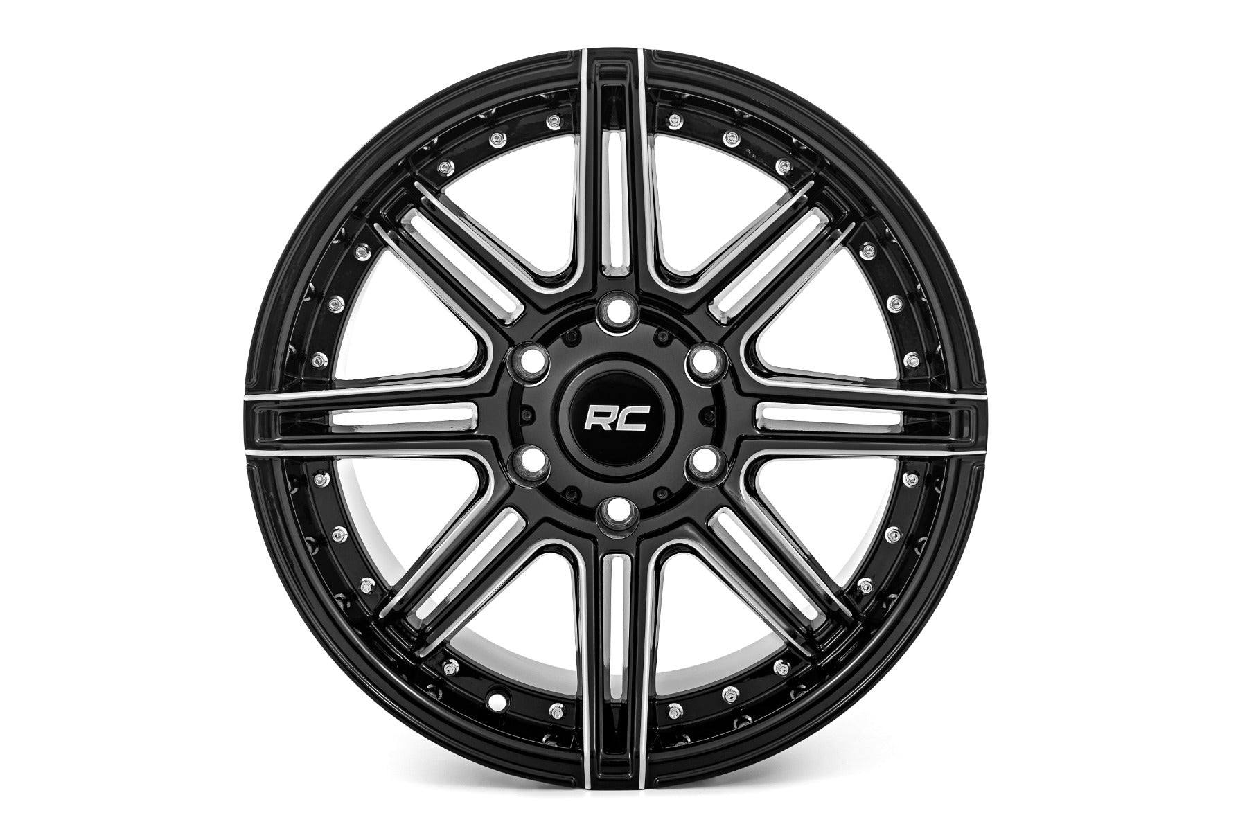 Rough Country | Wheels | 88 Series Wheel One-Piece Gloss Black 17x8.5 5x4.5 -12mm Rough Country | 88170913