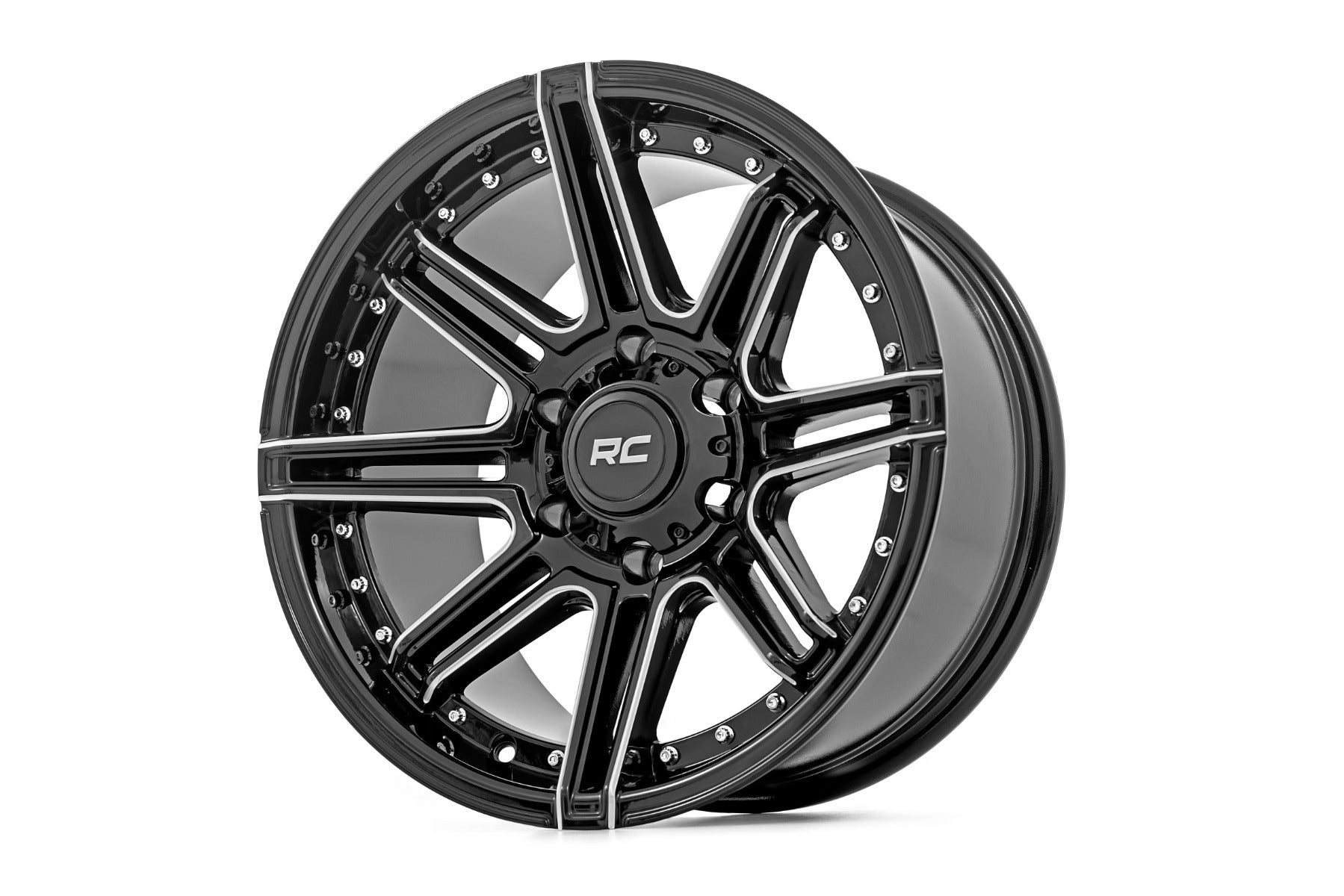 Rough Country | Wheels | 88 Series Wheel One-Piece Gloss Black 17x8.5 5x4.5 -12mm Rough Country | 88170913