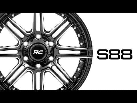 Rough Country | Wheels | 88 Series Wheel One-Piece Gloss Black 17x9 6x135 -12mm Rough Country | 88170917