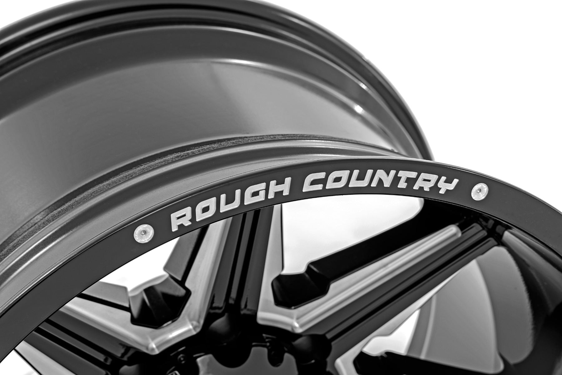 Rough Country | Wheels | 91 Series Milled One-Piece Gloss Black 20x12 8x180 -44mm Rough Country | 91201206M