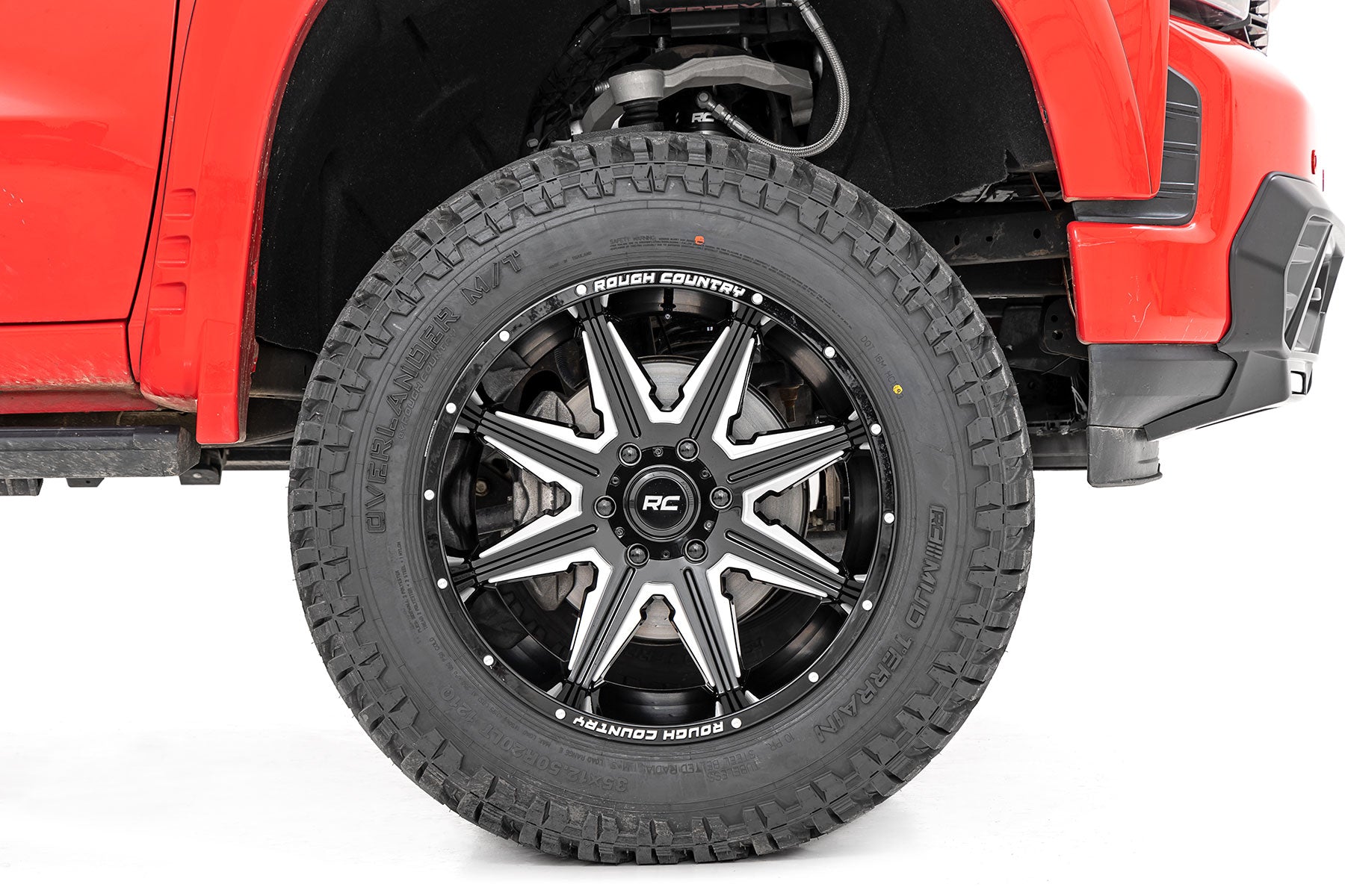 Rough Country | Wheels | 91 Series Milled One-Piece Gloss Black 20x12 8x180 -44mm Rough Country | 91201206M