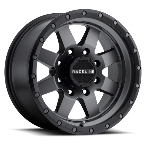 RACELINE | Aluminum Wheels | Aluminum Wheels 20x9 Defender 935G Gunmetal Gray Multi Spoke -12 Offset 8 on 170 Bolt Pattern 130.81 Bore Raceline | 935G-29081-12