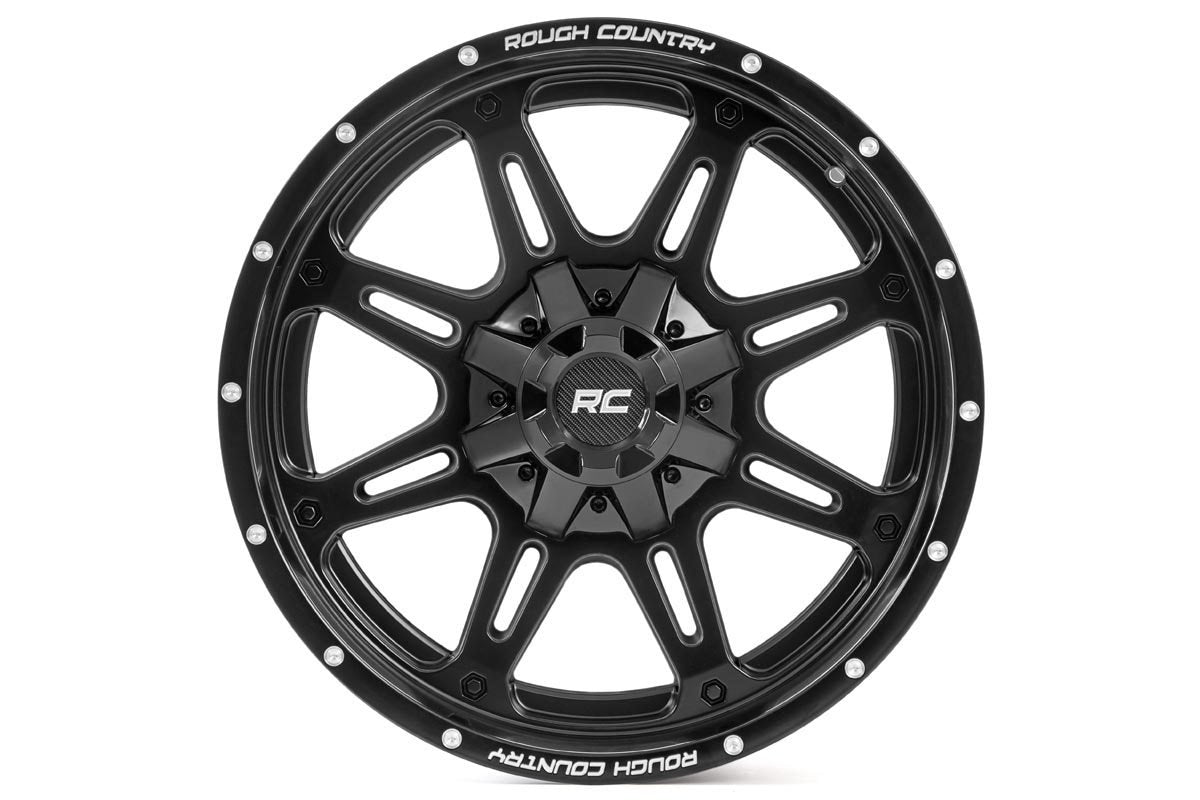 Rough Country | Aluminum Wheels | One-Piece Series 94 Wheel, 20x10 (5x5 / 5x4.5) Rough Country | 94201013