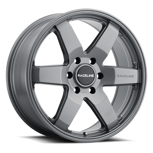 RACELINE | Aluminum Wheels | Aluminum Wheels 18x8 Addict 942GS Greystone Gray Multi Spoke 35 Offset 6 on 139.7 Bolt Pattern 106.1 Bore Raceline | 942GS-88060+35