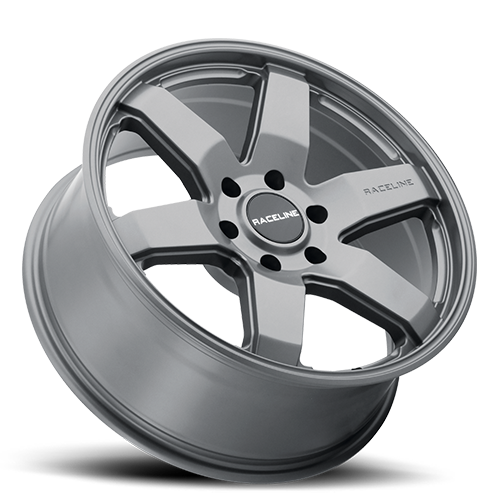 RACELINE | Aluminum Wheels | Aluminum Wheels 18x8 Addict 942GS Greystone Gray Multi Spoke 35 Offset 6 on 139.7 Bolt Pattern 106.1 Bore Raceline | 942GS-88060+35