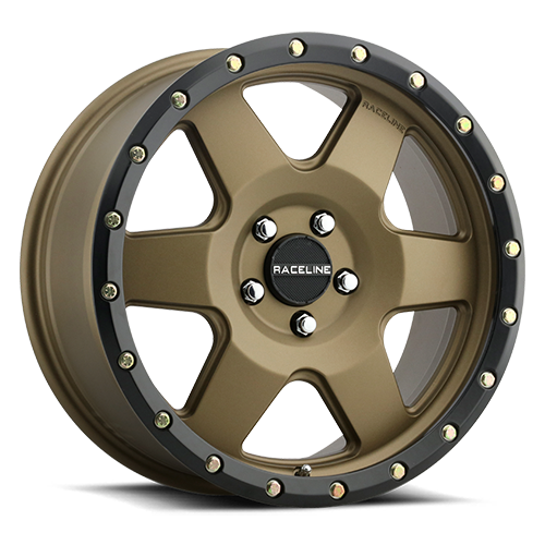 RACELINE | Aluminum Wheels | Aluminum Wheels 18x9 Boost 946BZ Satin Bronze 6 Spoke -12 Offset 5 on 127 Bolt Pattern 83.82 Bore Raceline | 946BZ-89050-12