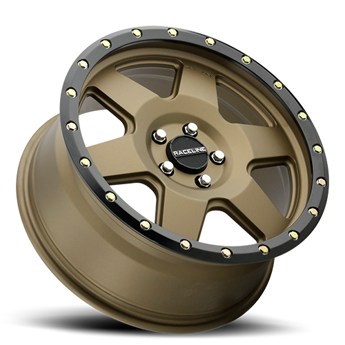 RACELINE | Aluminum Wheels | Aluminum Wheels 18x9 Boost 946BZ Satin Bronze 6 Spoke -12 Offset 5 on 127 Bolt Pattern 83.82 Bore Raceline | 946BZ-89050-12