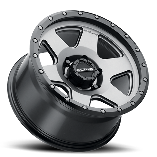 RACELINE | Aluminum Wheels | Aluminum Wheels 20x9 Boost 946G Satin Gunmetal Gray 6 Spoke 18 Offset 6 on 135 Bolt Pattern 93.98 Bore Raceline | 946G-29065+18