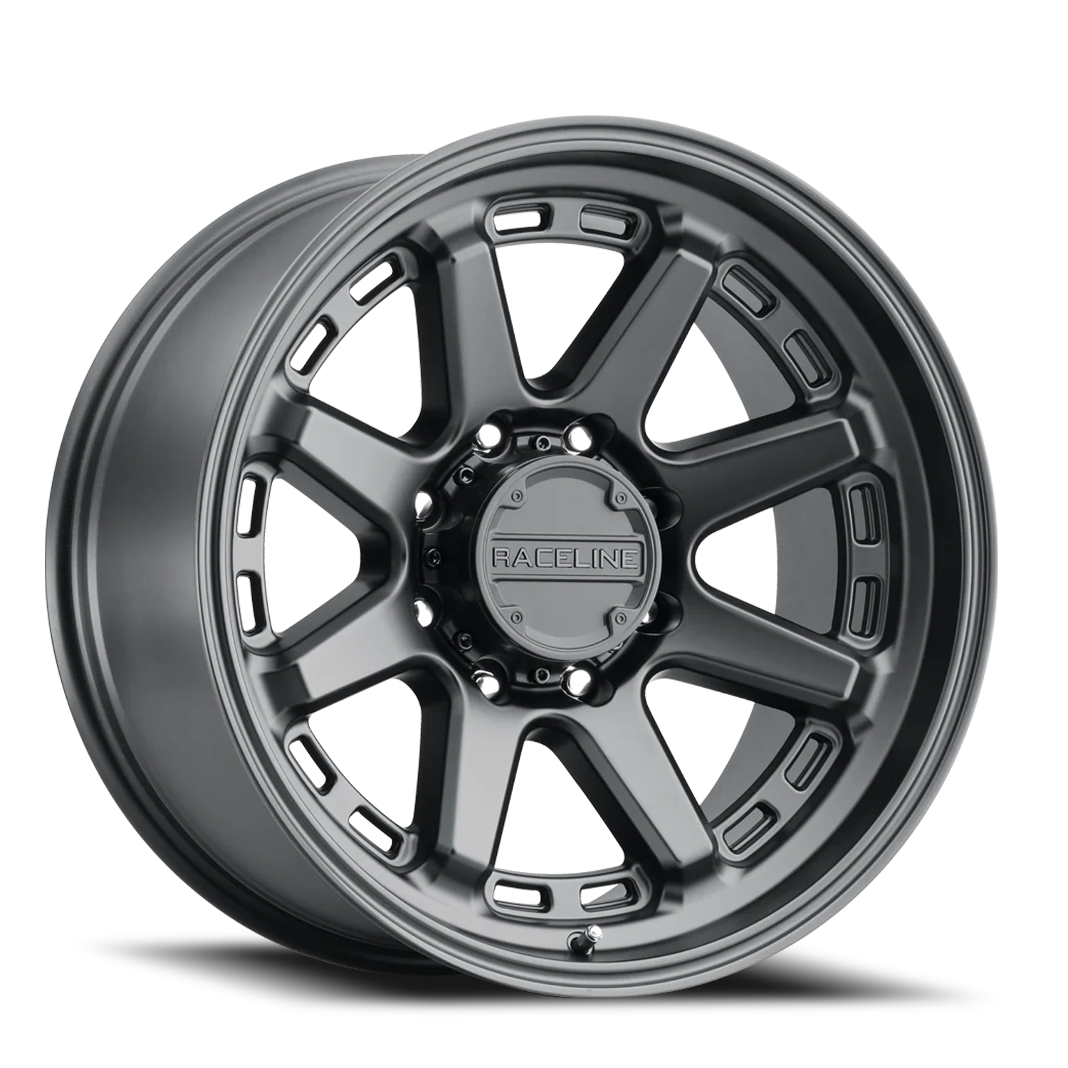 RACELINE | Aluminum Wheels | Aluminum Wheels 17x9 Scout 947B Satin Black -12 Offset 8 on 165.1 Bolt Pattern 125.2 Bore Raceline | 947B-79080-12