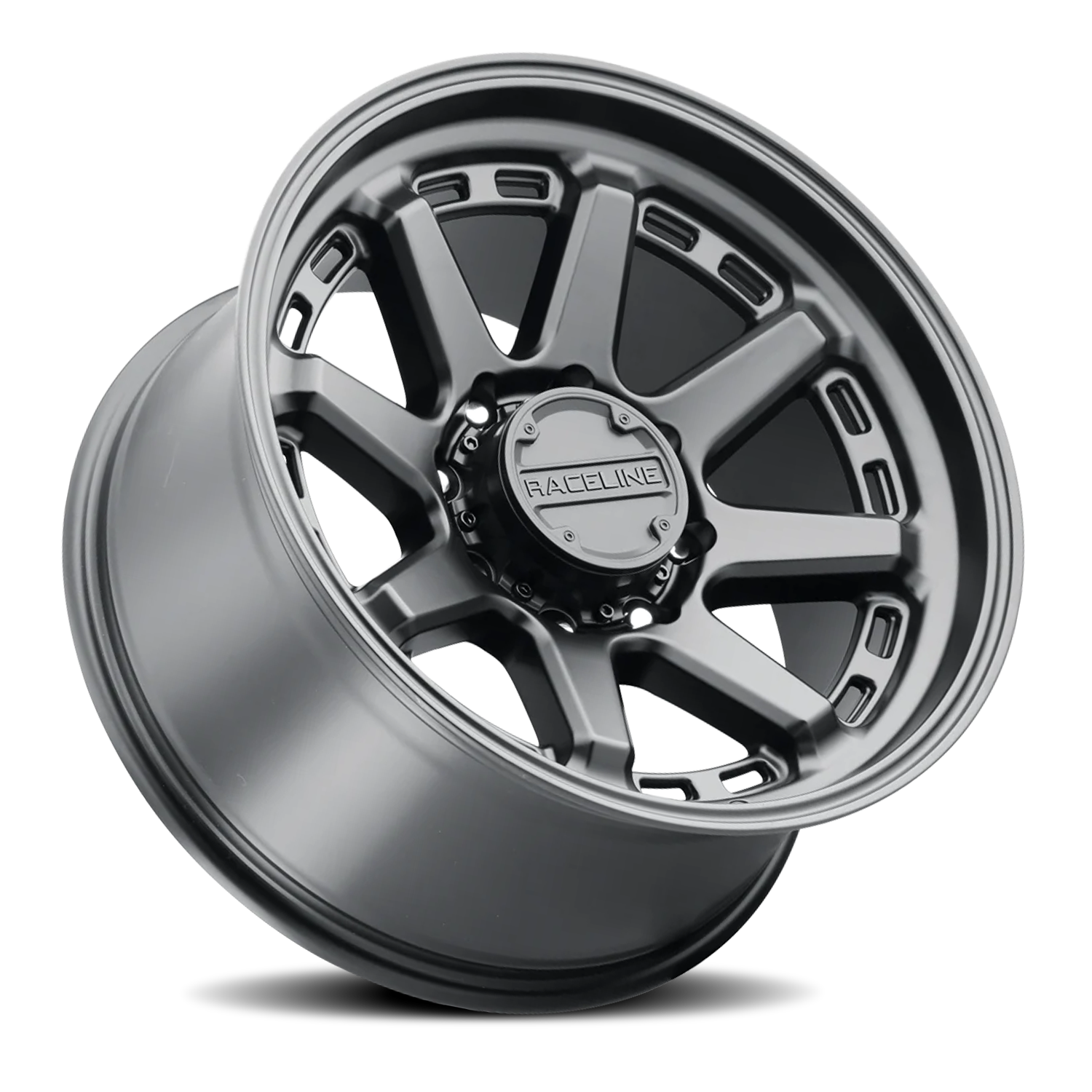 RACELINE | Aluminum Wheels | Aluminum Wheels 17x9 Scout 947B Satin Black -12 Offset 8 on 165.1 Bolt Pattern 125.2 Bore Raceline | 947B-79080-12