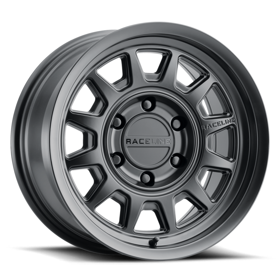 RACELINE | Aluminum Wheels | Aluminum Wheels 16x8 Aero HD 952B Satin Black -6 Offset 6 on 139.7 Bolt Pattern 106.1 Bore Raceline | 952B-68060-06