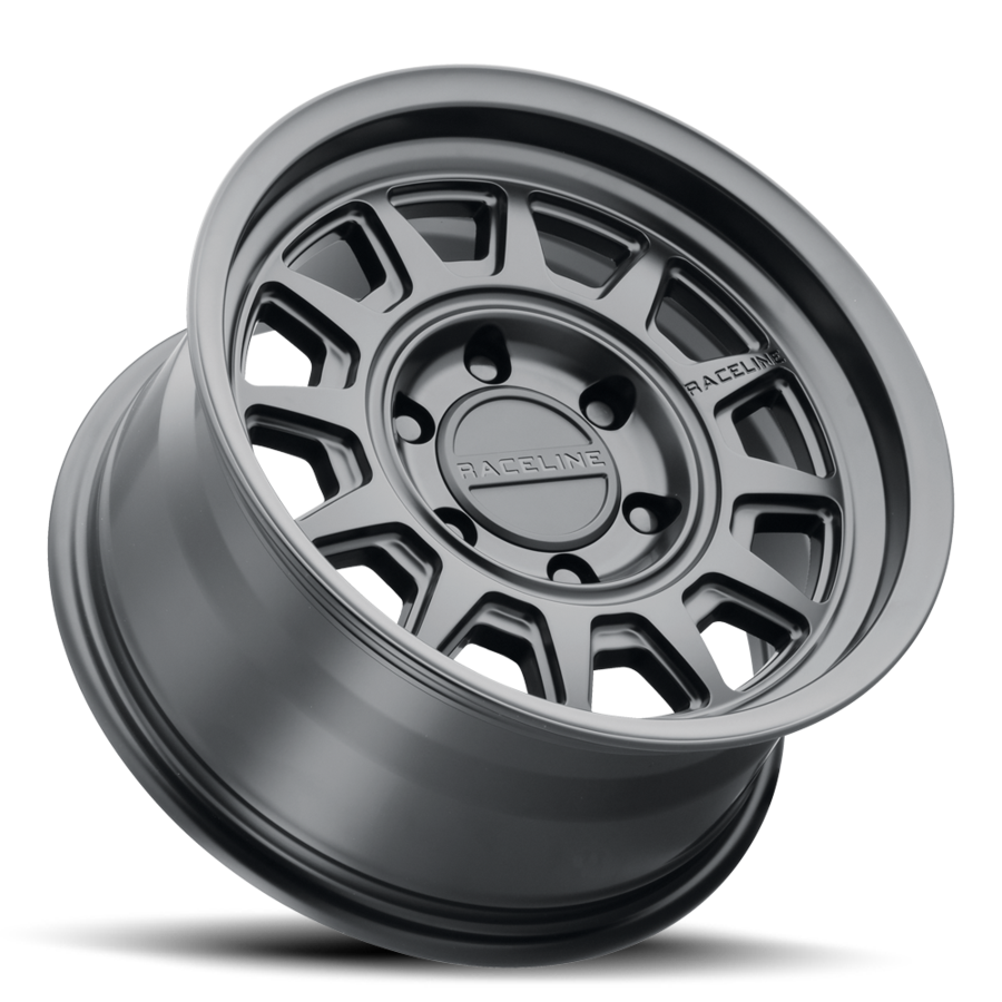 RACELINE | Aluminum Wheels | Aluminum Wheels 16x8 Aero HD 952B Satin Black -6 Offset 6 on 139.7 Bolt Pattern 106.1 Bore Raceline | 952B-68060-06