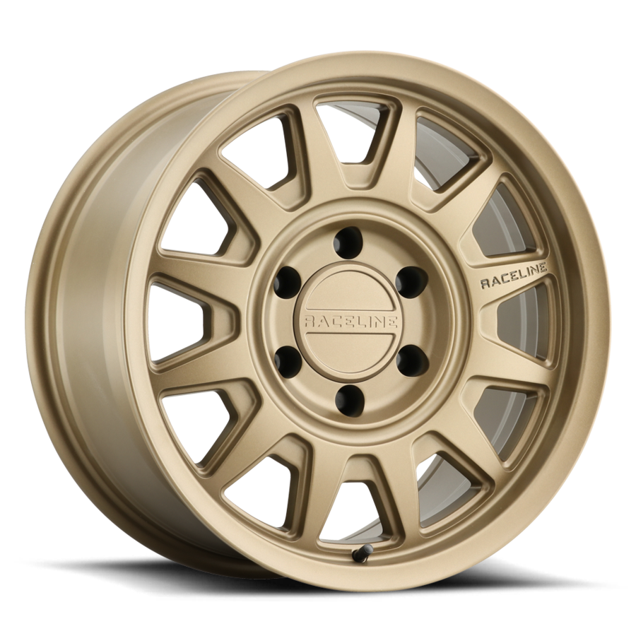 RACELINE | Aluminum Wheels | Aluminum Wheels 17x8.5 Aero HD 952BZ Satin Bronze Gold 0 Offset 5 on 150 Bolt Pattern 110.5 Bore Raceline | 952BZ-78551-00