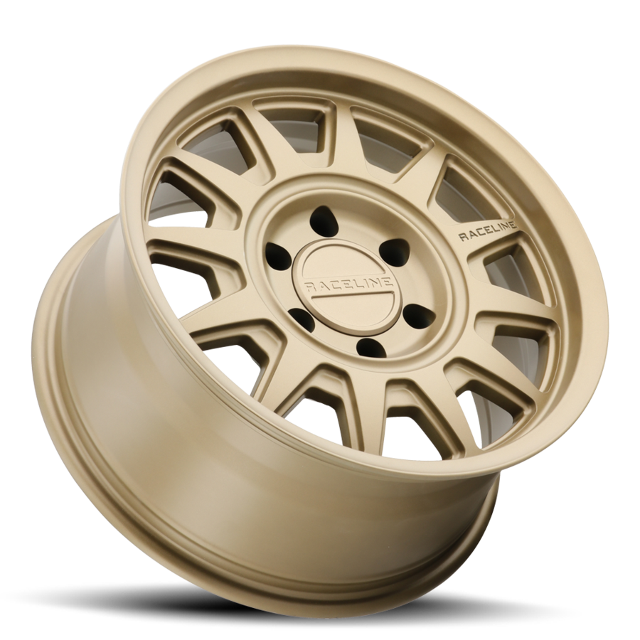 RACELINE | Aluminum Wheels | Aluminum Wheels 17x8.5 Aero HD 952BZ Satin Bronze Gold 0 Offset 5 on 150 Bolt Pattern 110.5 Bore Raceline | 952BZ-78551-00