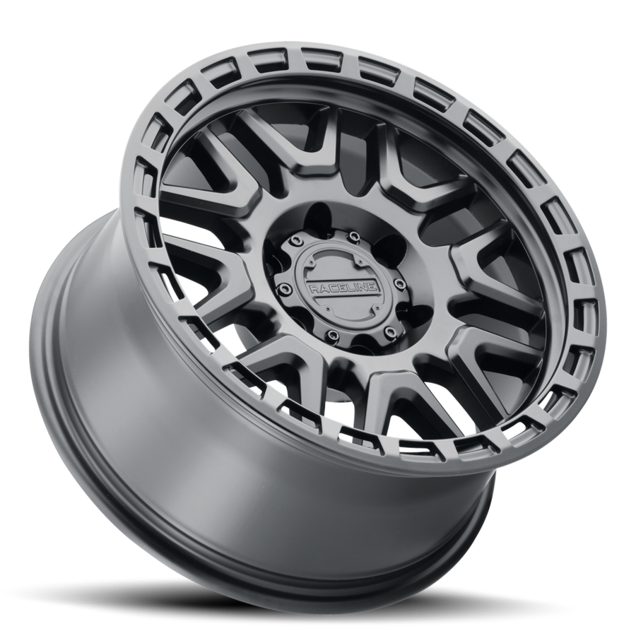 RACELINE | Aluminum Wheels | Aluminum Wheels 17x8.5 Krank 953B Satin Black 0 Offset 6 on 135 Bolt Pattern 87.1 Bore Raceline | 953B-78565-00