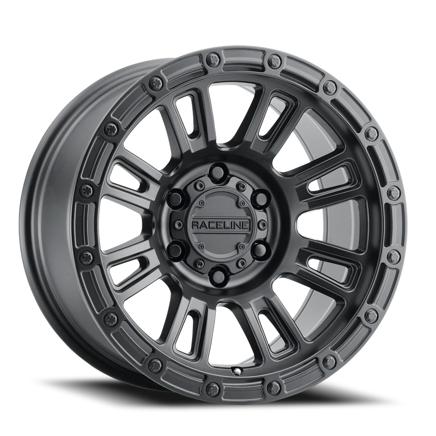 RACELINE | Aluminum Wheels | Aluminum Wheels 17x8 Compass 956B Satin Black 30 Offset 5 on 114.3 Bolt Pattern 72.62 Bore Raceline | 956B-78012+30