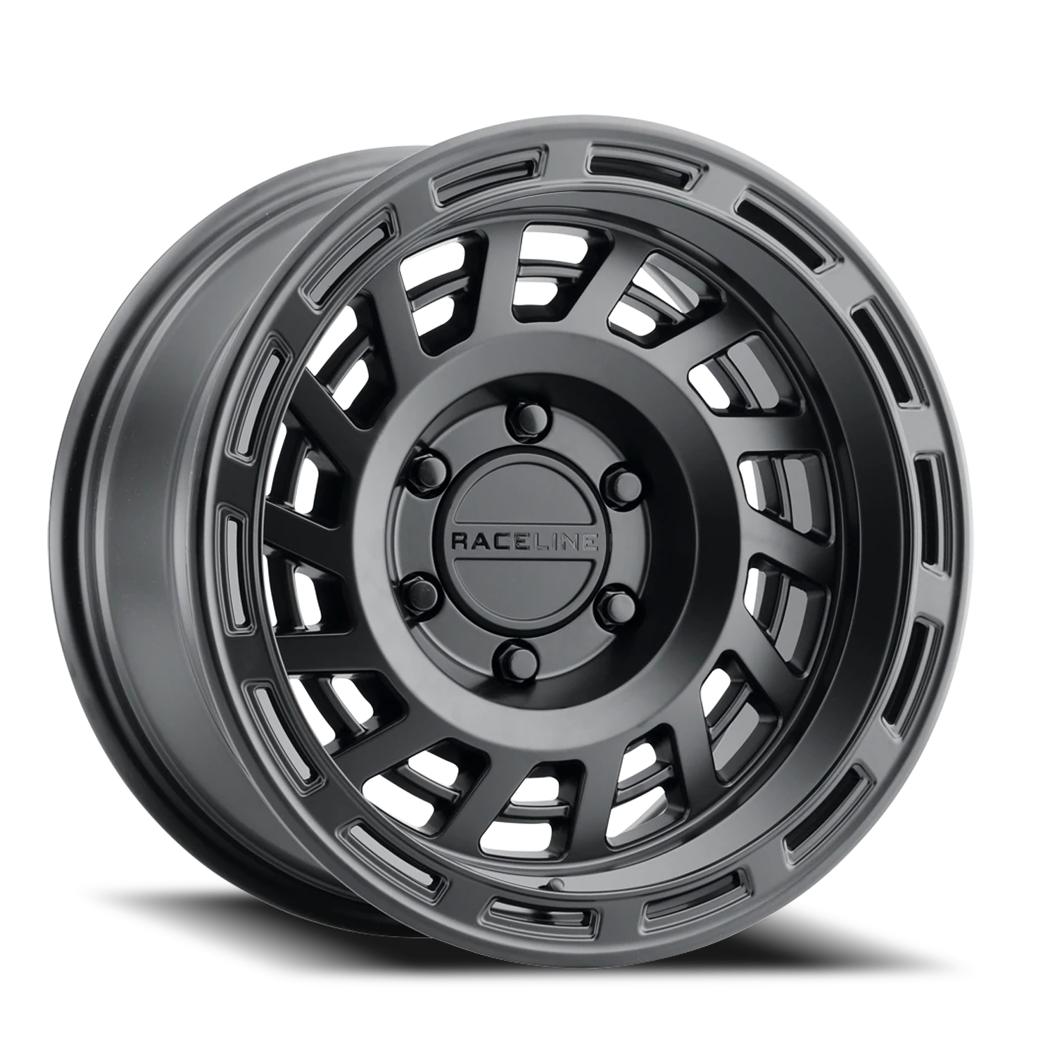 RACELINE | Aluminum Wheels | Aluminum Wheels 17x8.5 Halo 957B Satin Black 0 Offset 5 on 150 Bolt Pattern 110.3 Bore Raceline | 957B-78551-00