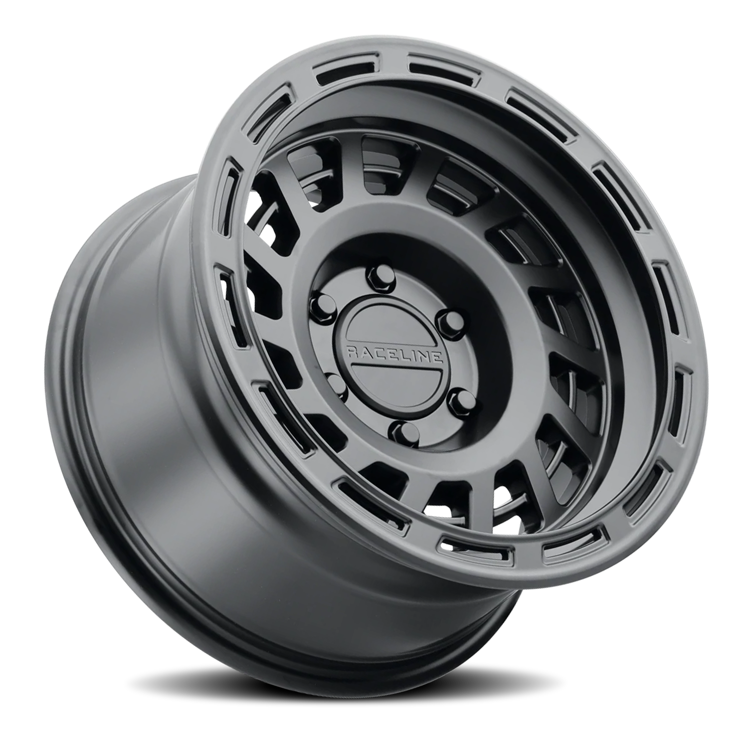 RACELINE | Aluminum Wheels | Aluminum Wheels 17x8.5 Halo 957B Satin Black 0 Offset 5 on 150 Bolt Pattern 110.3 Bore Raceline | 957B-78551-00