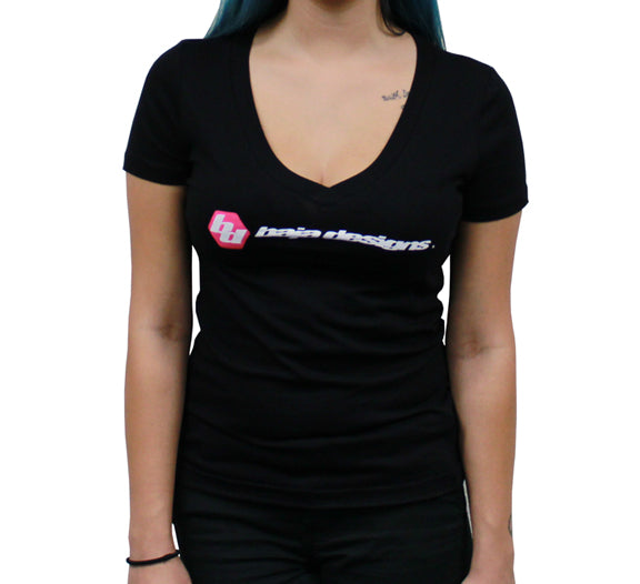 Baja Designs | Womens Shirts | Baja Designs Black Ladies V Neck T Shirt Small Baja Designs | 980019