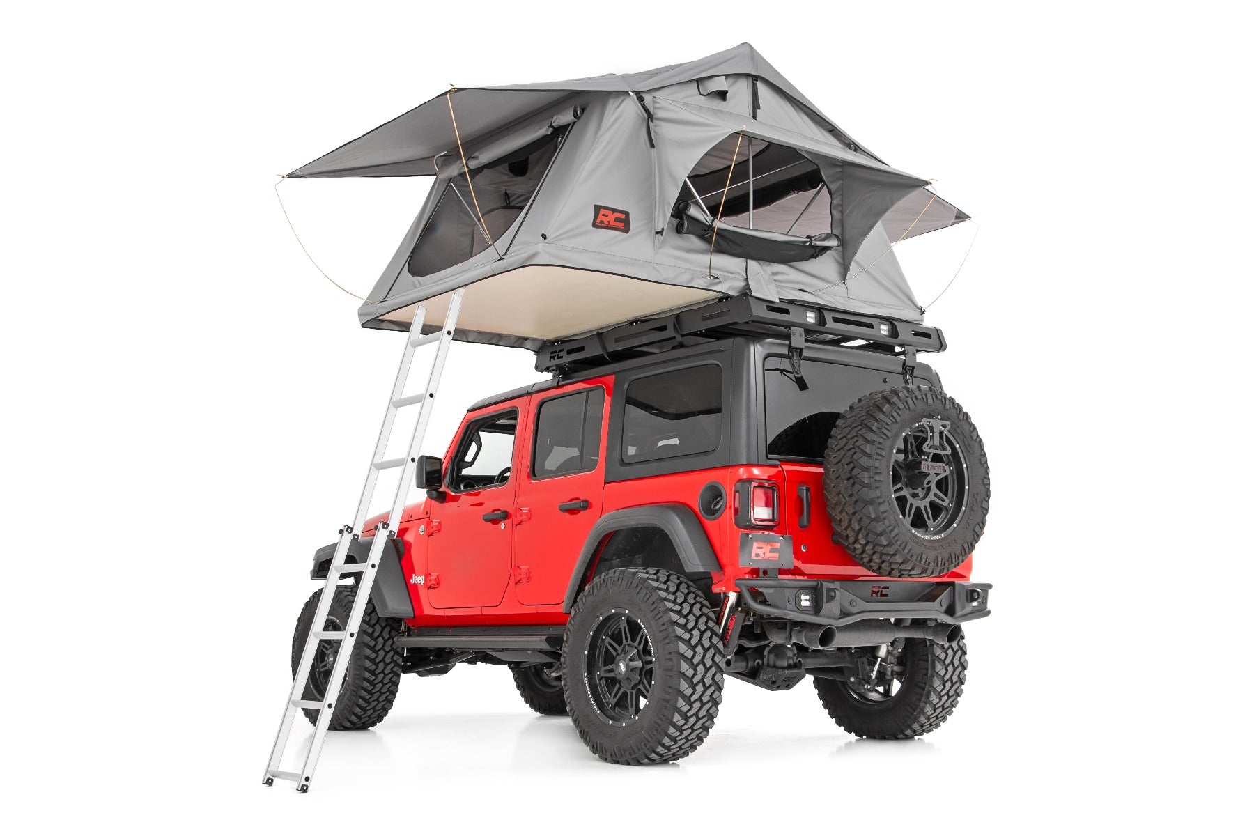 Roof Top Tent Rack Mount 12 Volt Accessory and LED Light Kit Rough Country