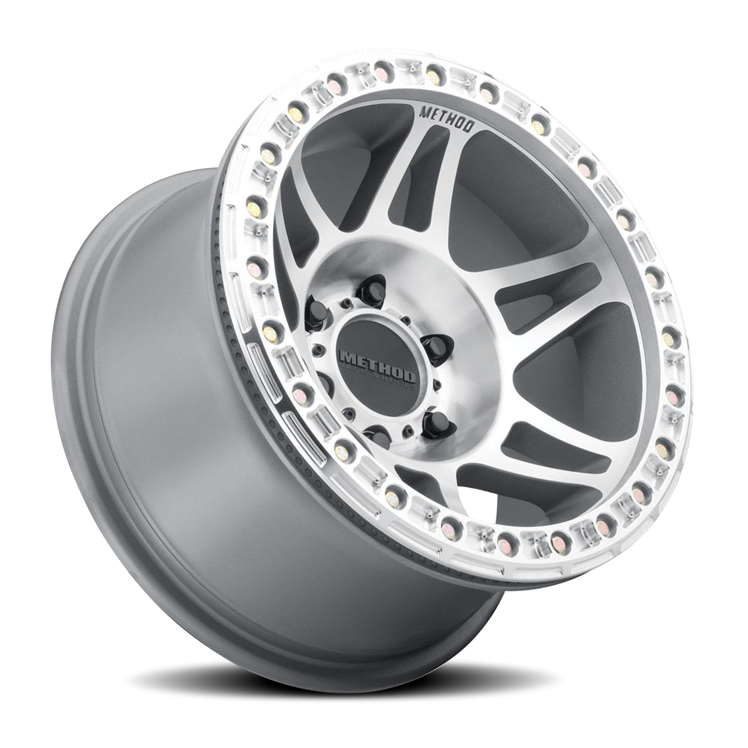 METHOD WHEELS | Aluminum Wheels 17x9 Beadlock MR106 Bolt Pattern 6 On 139.7 Offset -44 Lip Size 0 Machined SL Clear Coat Method | MR10679060344B