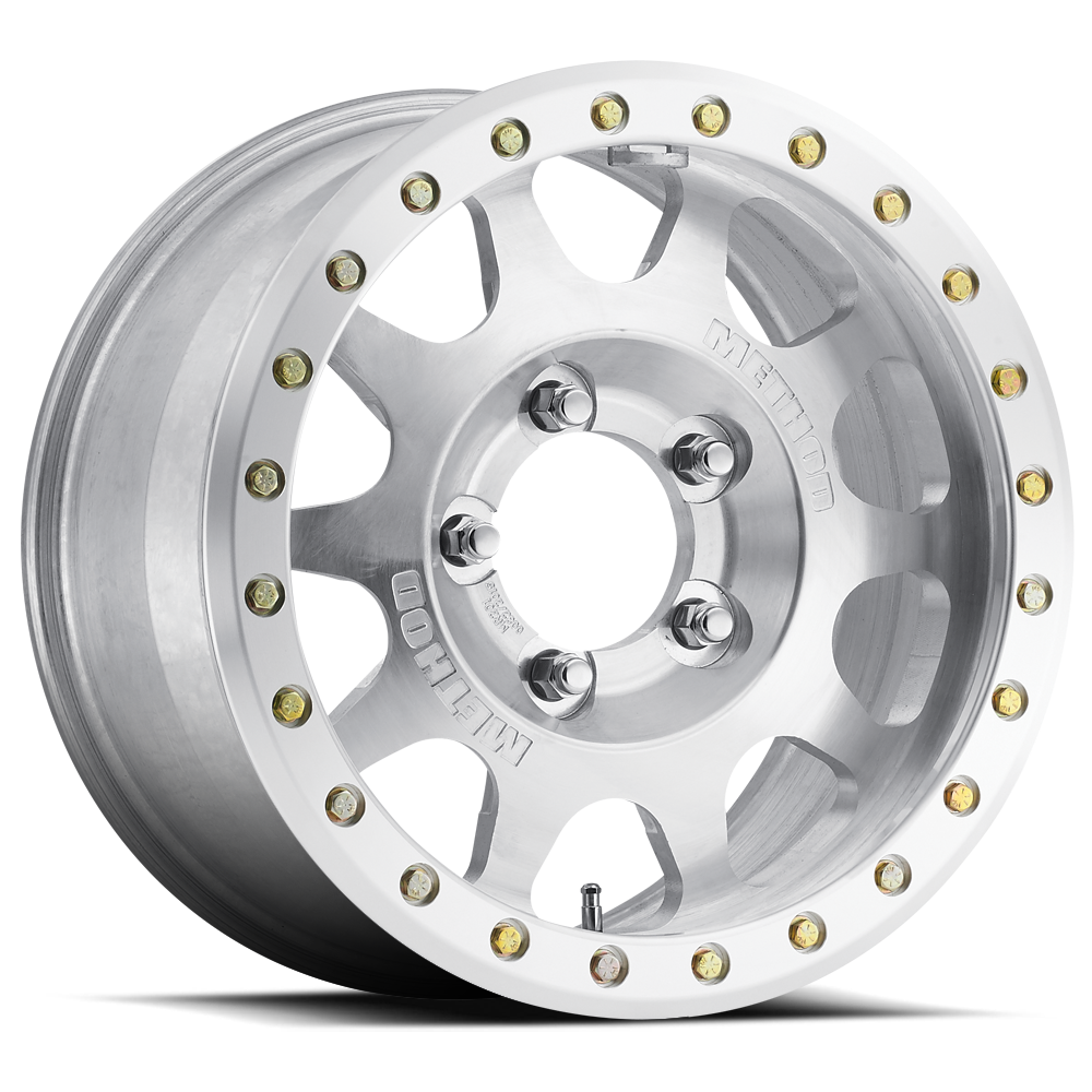 METHOD WHEELS | Aluminum Wheels 17x9 Forged MR201 Bolt Pattern 5 On 139.7 Offset -12 Lip Size 2.56 Raw Machined Method | MR20179055312BVR