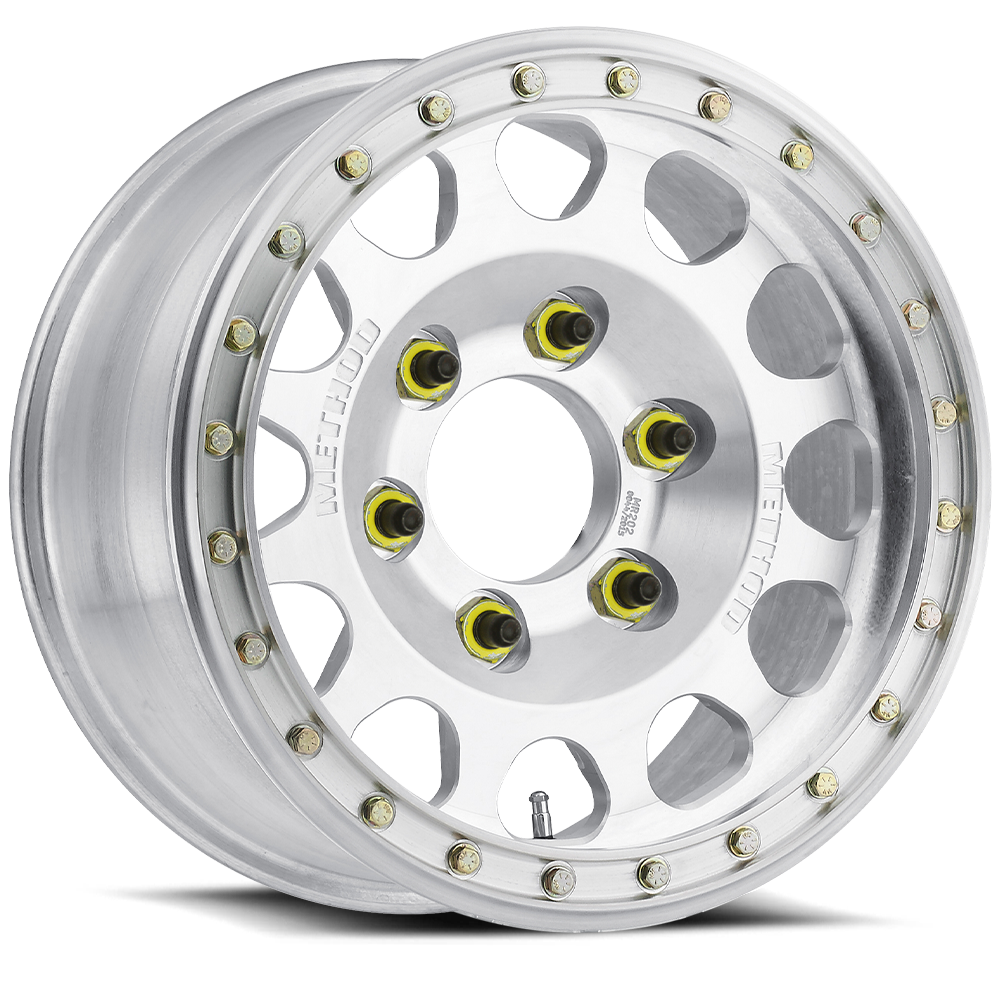 METHOD WHEELS | Aluminum Wheels 17x9 Forged MR202 Bolt Pattern 6 On 139.7 Offset -12 Lip Size 2.56 Raw Machined Method | MR20279060312BVR