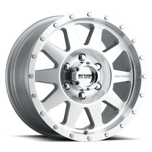 METHOD WHEELS | Aluminum Wheels 20x9 The Standard MR301 Bolt Pattern 6 On 139.7 Offset 18 Lip Size 1.85 Machined SL Clear Coat Method | MR30129060318