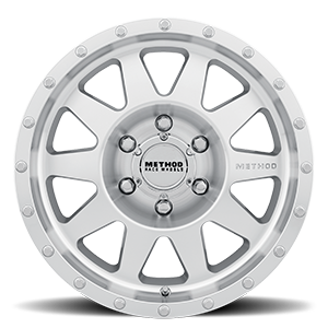 METHOD WHEELS | Aluminum Wheels 20x9 The Standard MR301 Bolt Pattern 6 On 139.7 Offset 18 Lip Size 1.85 Machined SL Clear Coat Method | MR30129060318