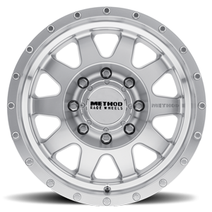 METHOD WHEELS | Aluminum Wheels 20x9 The Standard MR301 Bolt Pattern 8 On 170 Offset 18 Lip Size 3.7 Machined SL Clear Coat Method | MR30129087318