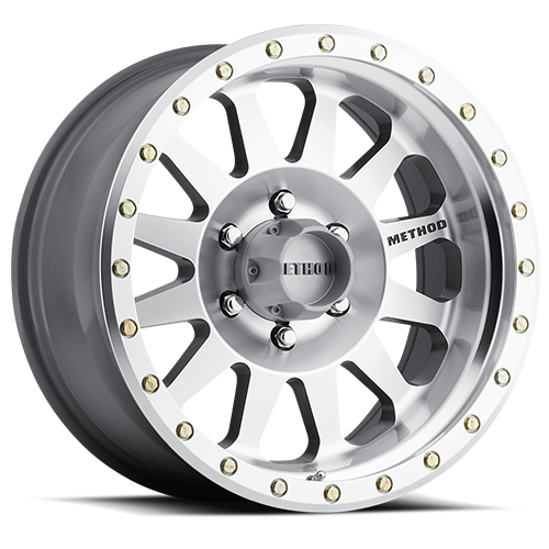 METHOD WHEELS | Aluminum Wheels 20x10 Double Standard MR304 Bolt Pattern 6 On 135 Offset -18 Lip Size 3.9 Machined SL Clear Coat Method | MR30421016318N