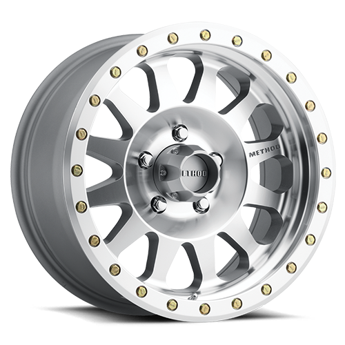 METHOD WHEELS | Aluminum Wheels 20x10 Double Standard MR304 Bolt Pattern 5 On 127 Offset -18 Lip Size 3.9 Machined SL Clear Coat Method | MR30421050318N