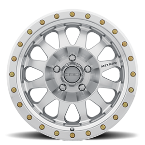 METHOD WHEELS | Aluminum Wheels 20x10 Double Standard MR304 Bolt Pattern 5 On 127 Offset -18 Lip Size 3.9 Machined SL Clear Coat Method | MR30421050318N