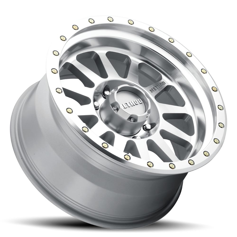 METHOD WHEELS | Aluminum Wheels 20x10 Double Standard MR304 Bolt Pattern 8 On 165.1 Offset -18 Lip Size 3.9 Machined SL Clear Coat Method | MR30421080318N