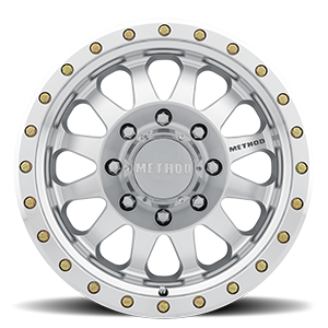 METHOD WHEELS | Aluminum Wheels 20x10 Double Standard MR304 Bolt Pattern 8 On 170 Offset -18 Lip Size 3.9 Machined SL Clear Coat Method | MR30421087318N