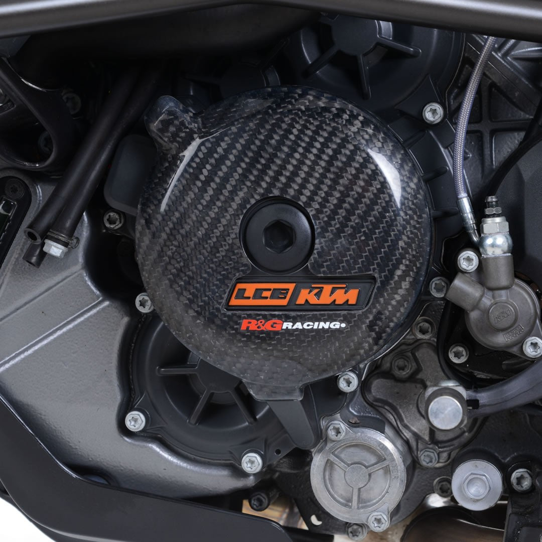 RG.ECS0102C Carbon Engine Case Slider LHS, KTM 1290 Super Adventure, 1050 Adventure Gloss