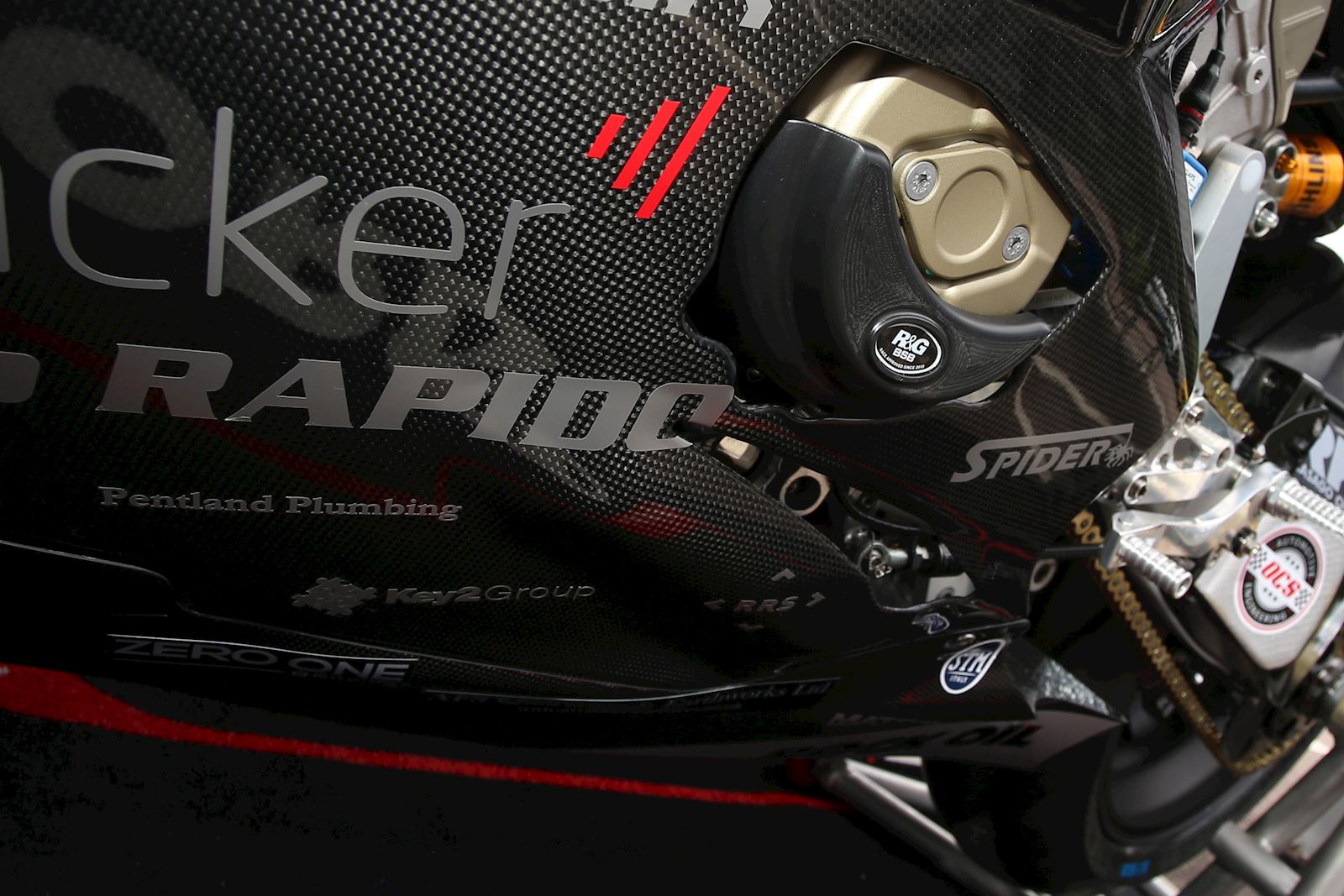 RG.ECS0148BK R&G Engine Case Slider LHS for Ducati Panigale V4 '19-