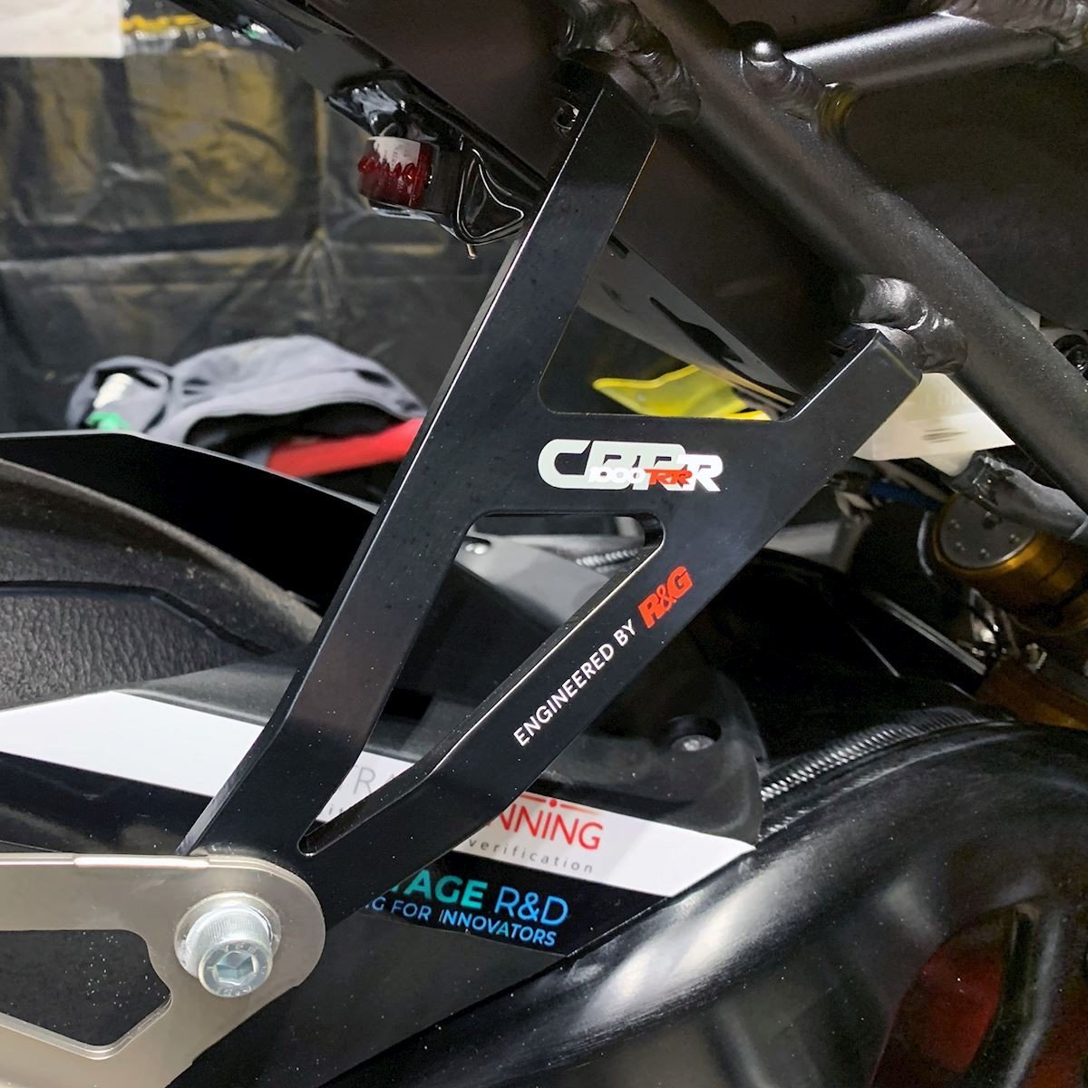 RG.EH0101BKA R&G Exhaust Hanger Kit for the Honda CBR1000RR-R Fireblade/SP '20-