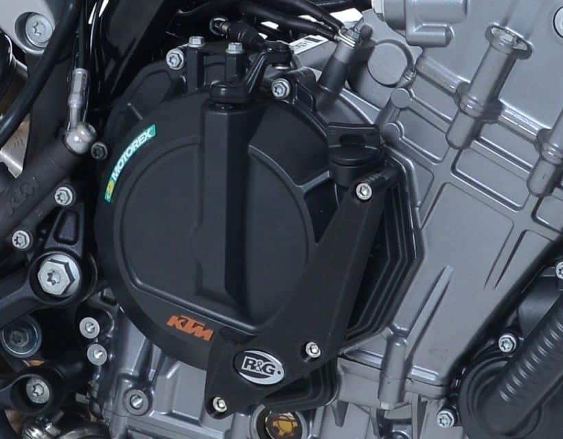 RG.ECS0129BK Engine Case Slider RHS for KTM 790 Duke '18-  BLACK